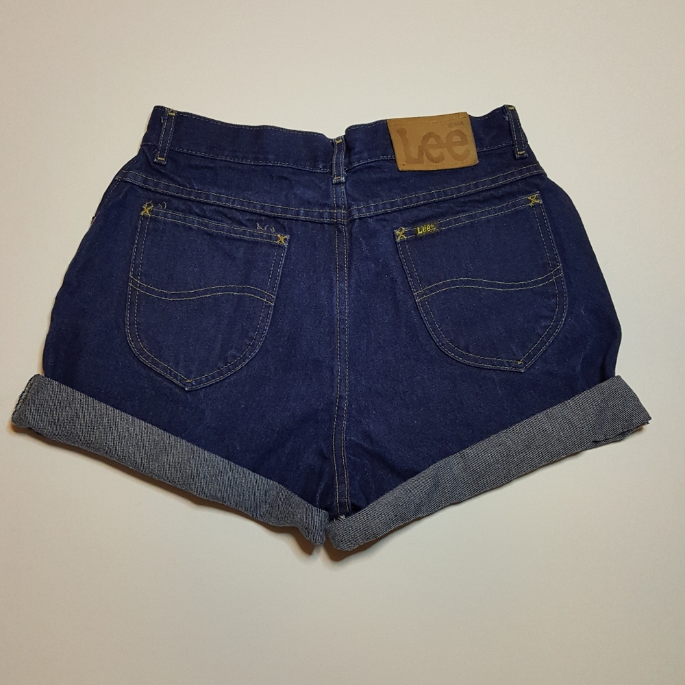Vintage Lee High Waist Cutoff Jean Shorts - Picture 5 of 8